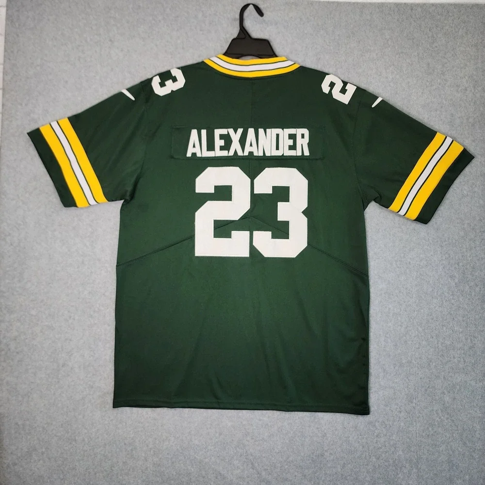 Nike Jaire Alexander Green Bay Packers Jersey Mens Large Green NFL On Field 23